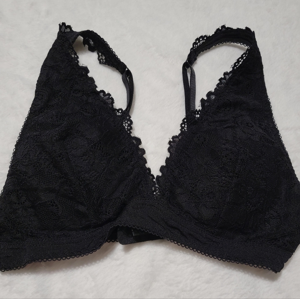 Black Lace Bra